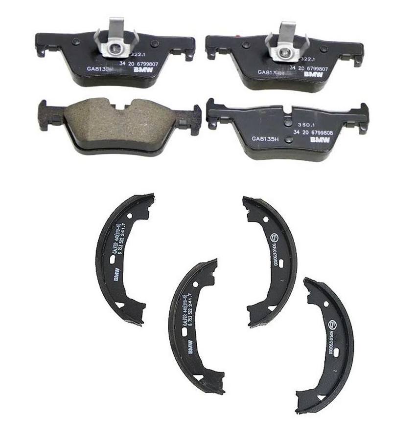 BMW Brakes Disc Kit - Pads Rear